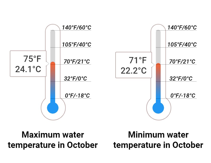 Average Sea temperature